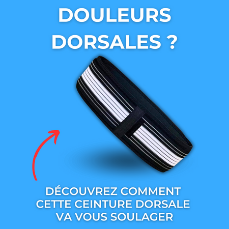 Ceinture Dorsale | Soulage les maux de dos et la sciatique | Sameo